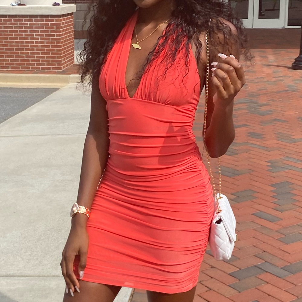 Ruched Cocktail Dress